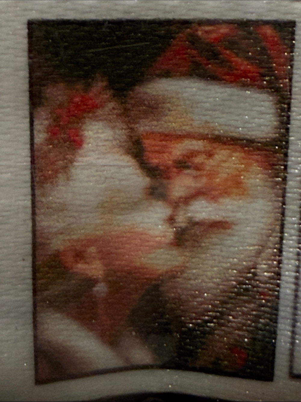 AB Diamond Art Santa & Mrs. Clause Holiday Diamond Art Print - Red and White